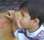 little boy in Honduras